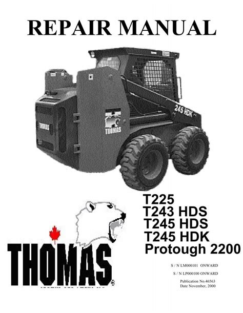 thomas 225 turbo skid steer manual|thomas dt parts diagram.